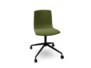 Aava 02 Fixed Trestle Base Wood Chair With Front Upholstery Chairs Arper 