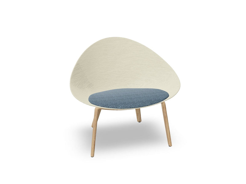 Adell 4 Leg Wood Lounge Chair lounge chair Arper 