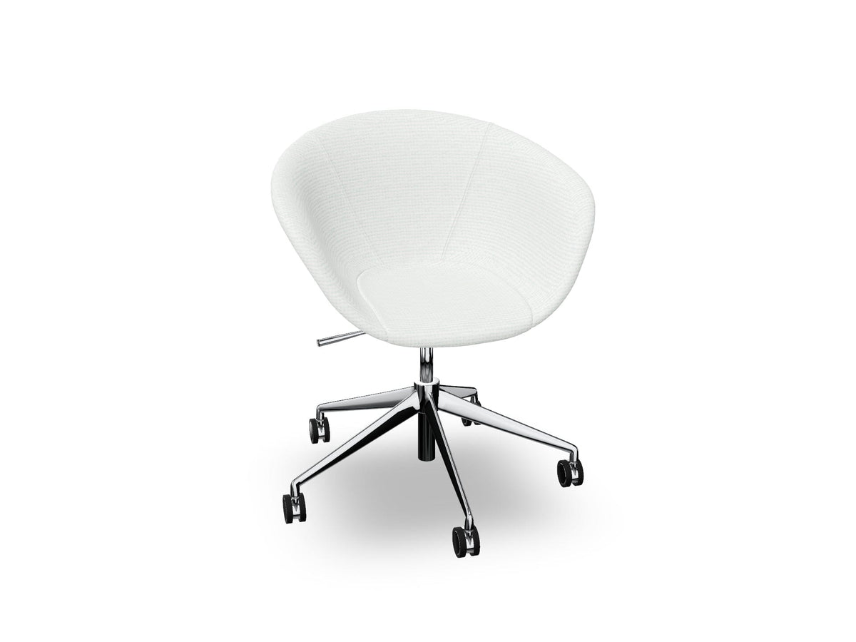 Duna 02 Five Star Base Chair With Front Upholstery Chairs Arper 