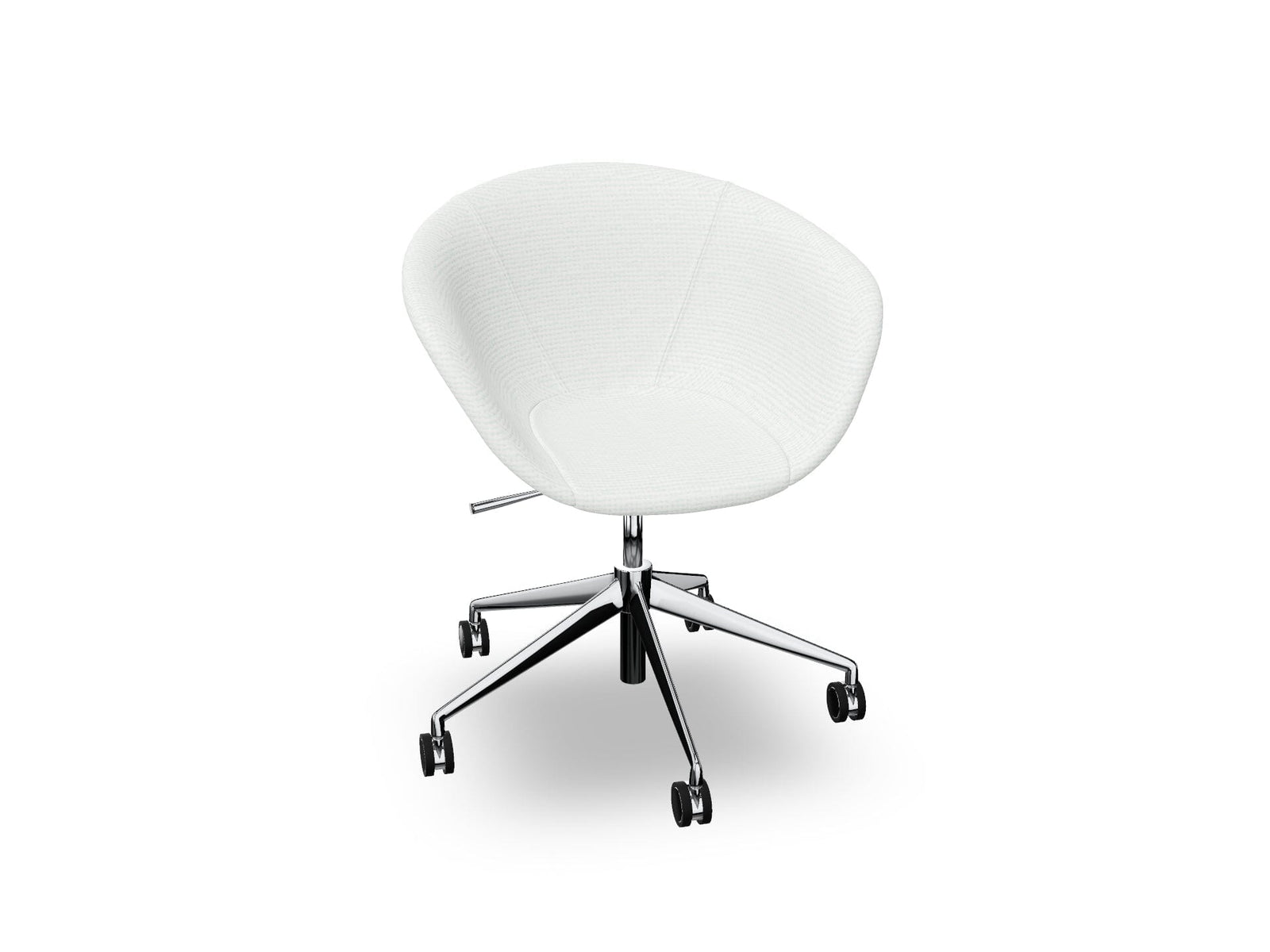 Duna 02 Five Star Base Chair With Front Upholstery Chairs Arper 