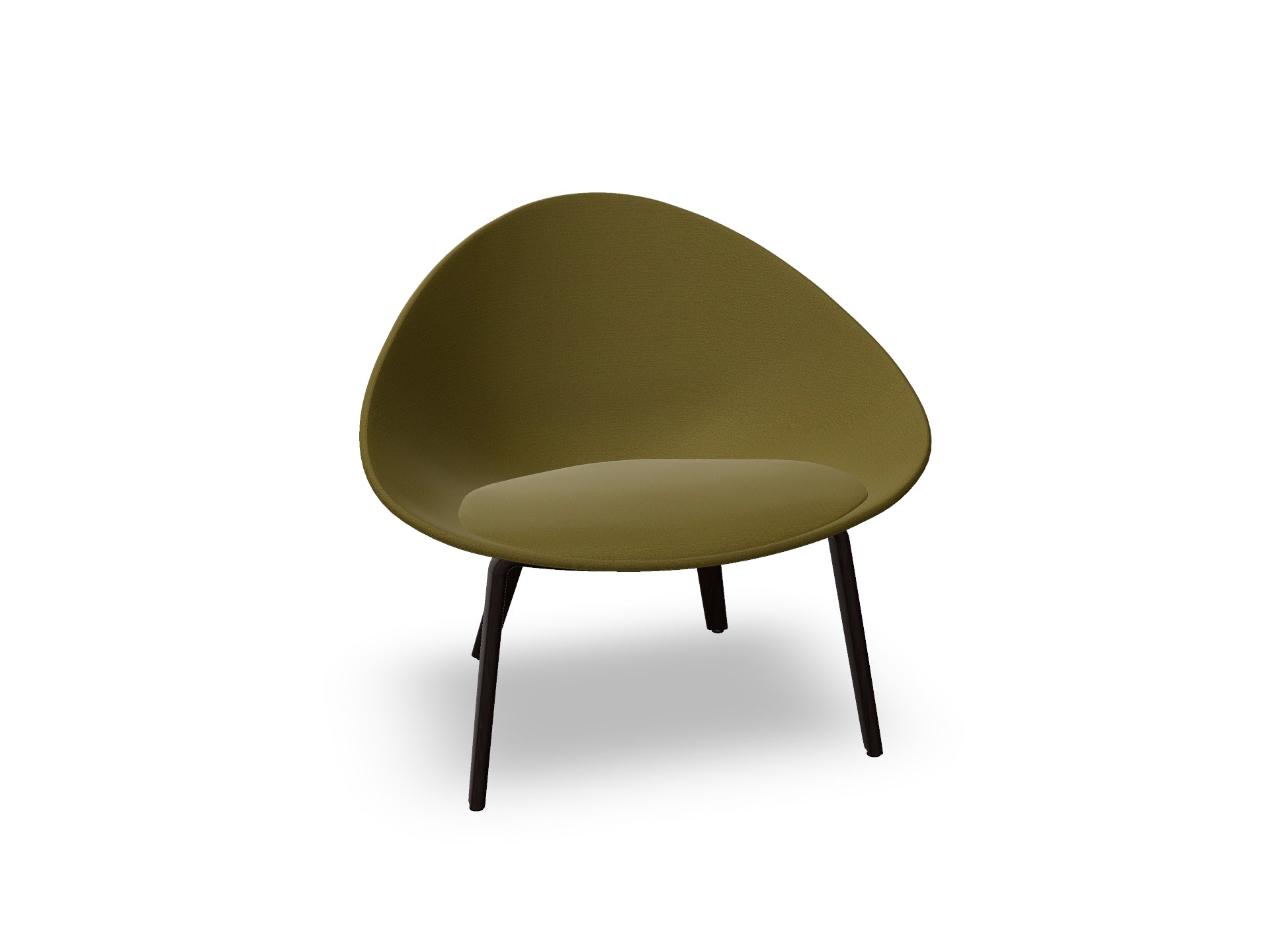 Adell 4 Leg Wood Lounge Chair With Fully Upholstered