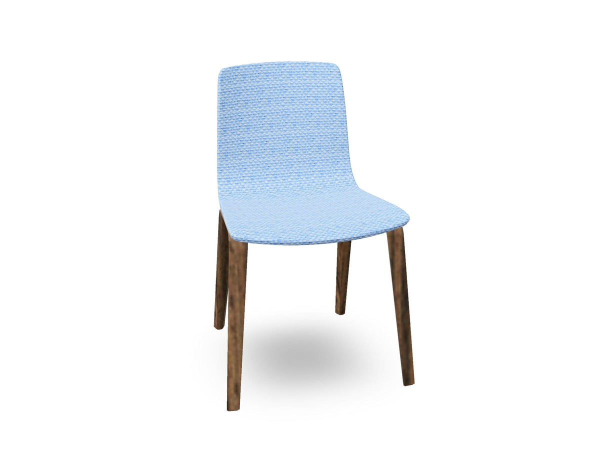 Aava 02-4 Wood Legs Chair With Fully Upholstered Chairs Arper 