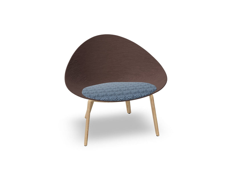 Adell 4 Leg Wood Lounge Chair lounge chair Arper 