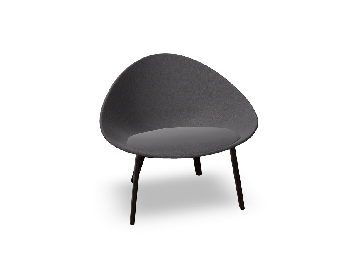 Adell 4 Leg Wood Lounge Chair With Fully Upholstered