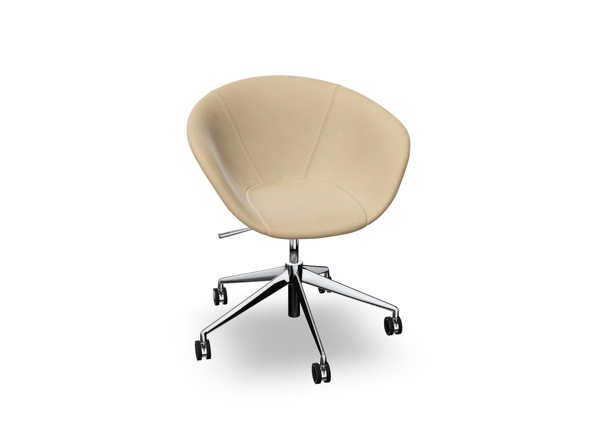 Duna 02 Five Star Base Chair With Front Upholstery Chairs Arper 