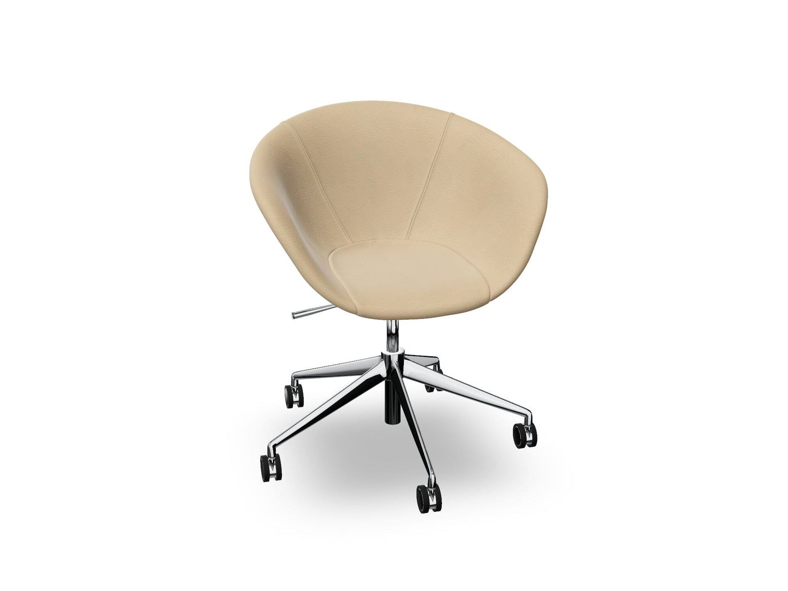 Duna 02 Five Star Base Chair With Front Upholstery Chairs Arper 