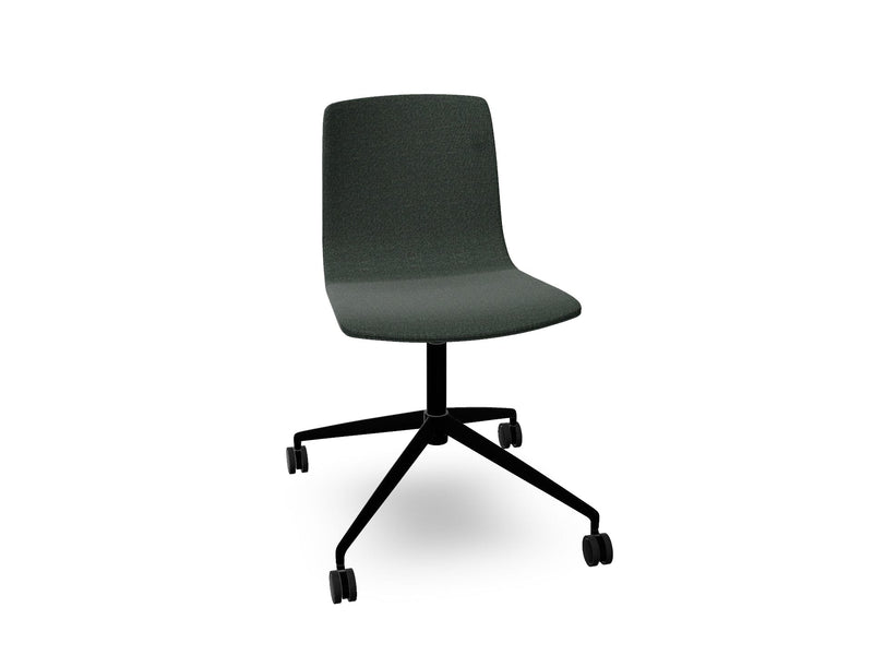 Aava 02 Fixed Trestle Base Chair With Fully Upholstered Chairs Arper 