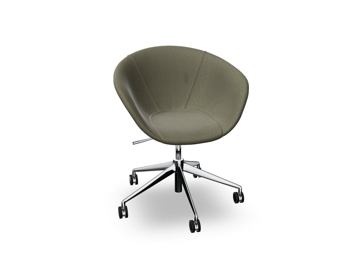 Duna 02 Five Star Base Chair With Front Upholstery Chairs Arper 