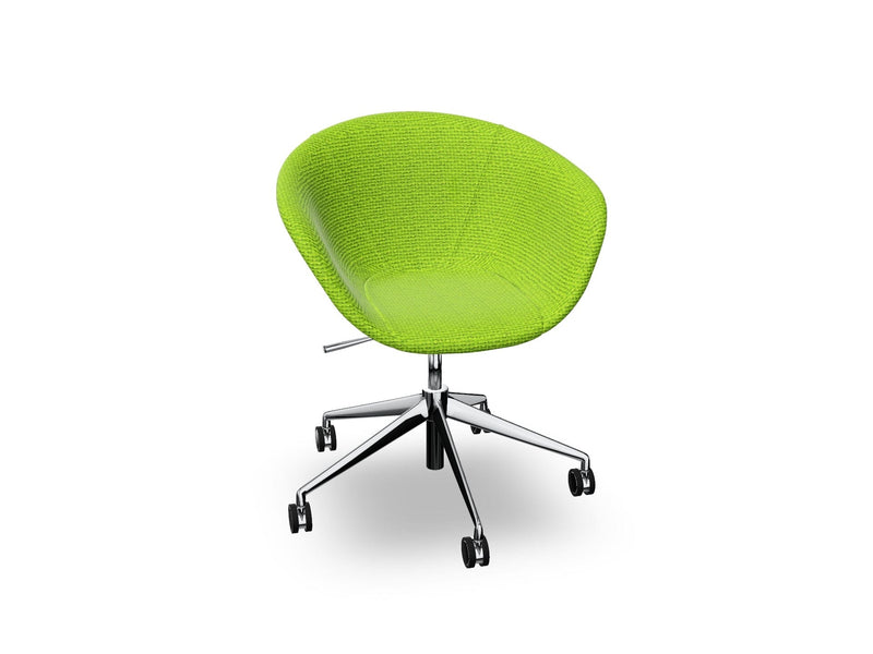 Duna 02 Five Star Base Chair With Front Upholstery Chairs Arper 