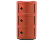 Componibili 3 Elements Accessories Kartell Orange 