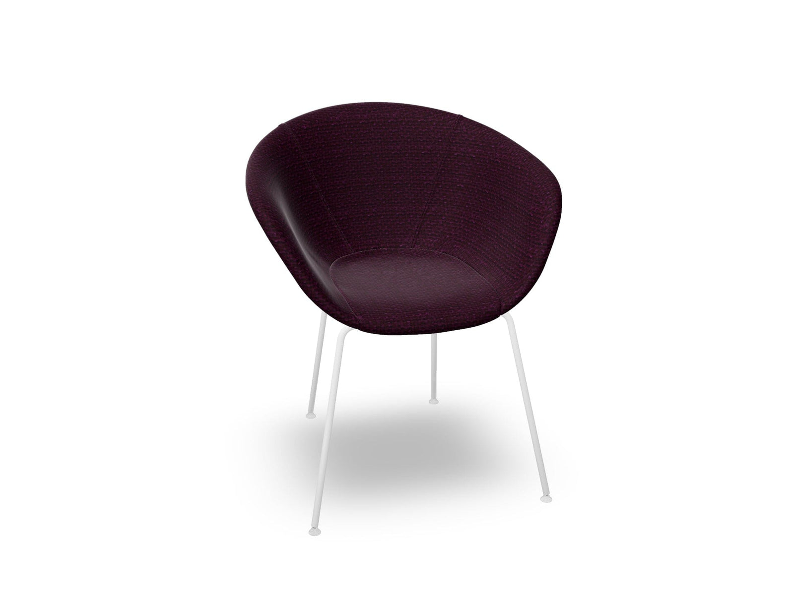 Duna 02 Four Leg Chair Fully Upholstered Chairs Arper 
