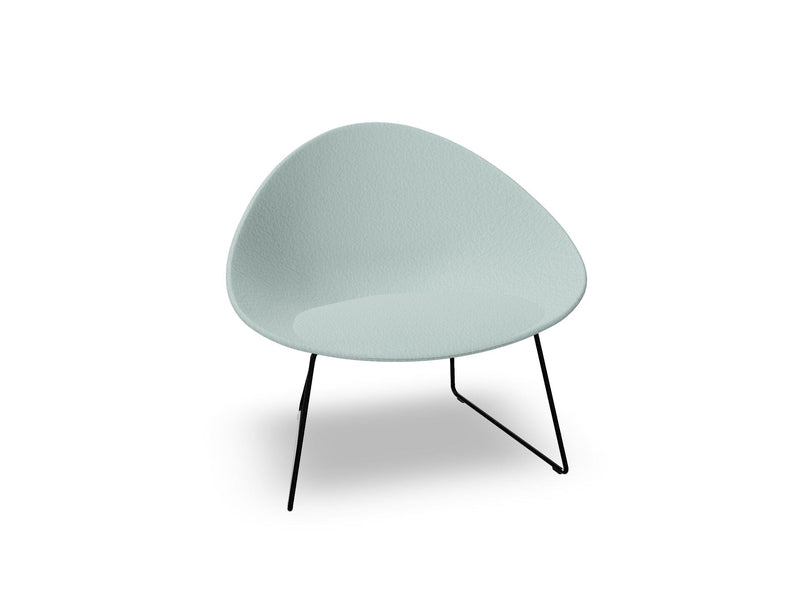 Adell Sled Base Lounge Chair With Fully Upholstered lounge chair Arper 
