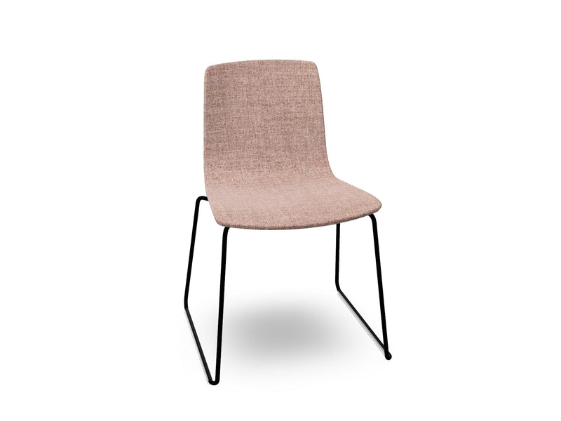 Aava 02 Sled Base Chair With Fully Upholstered Chairs Arper 