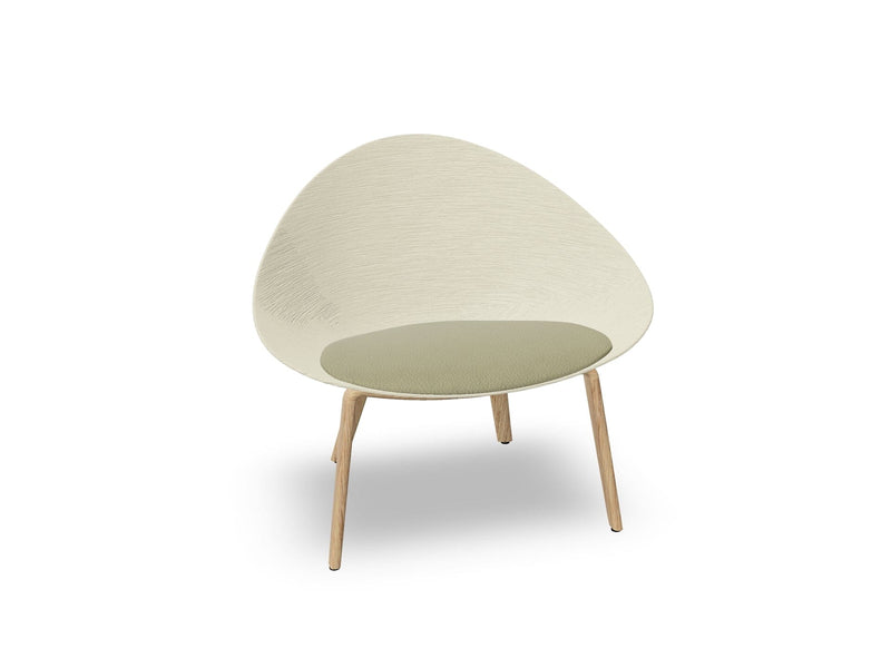 Adell 4 Leg Wood Lounge Chair lounge chair Arper 