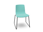 Aava 02 Sled Base Chair With Fully Upholstered Chairs Arper 