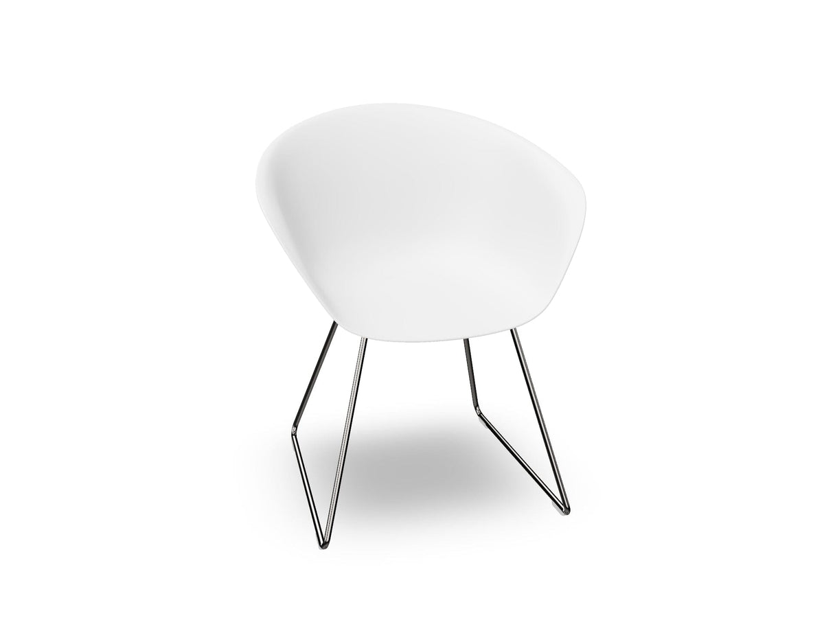 Duna 02 Sled Base Polypropylene Chair Chairs Arper 