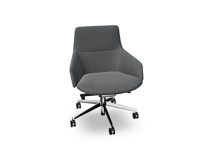Aston Conference Syncro Five Way Star Base Armchair task chair Arper 
