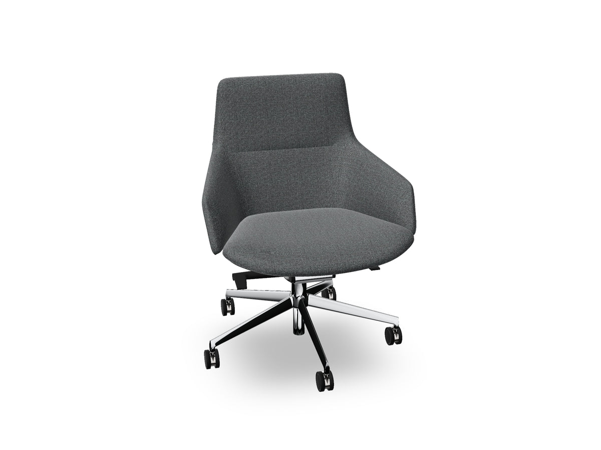 Aston Conference Syncro Five Way Star Base Armchair