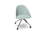 Cila Fully Upholtered Chair With Fixed Trestle Base Chairs Arper 