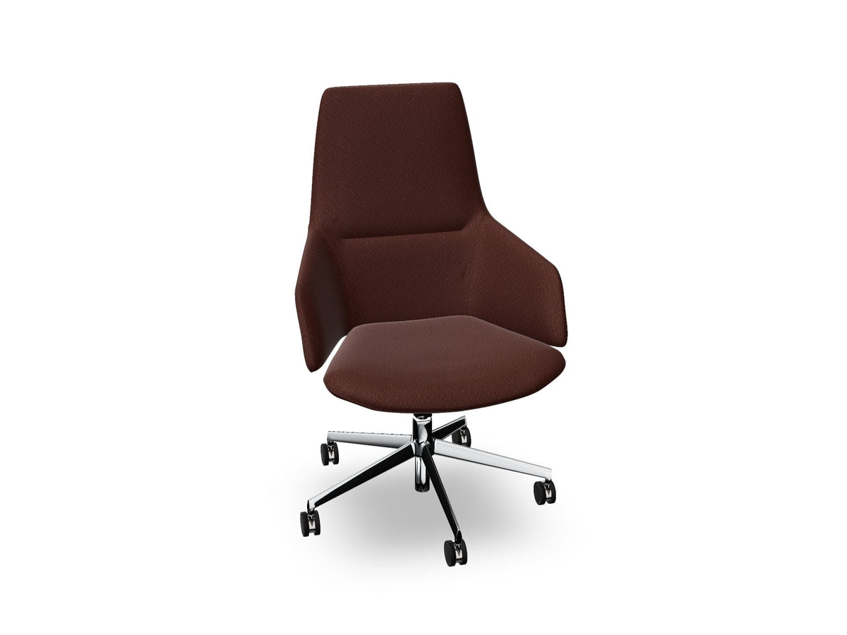 Aston Office Five Way Star Base Armchair Office Chair Arper 