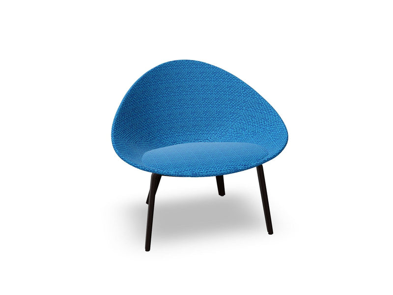 Adell 4 Leg Wood Lounge Chair With Fully Upholstered lounge chair Arper 