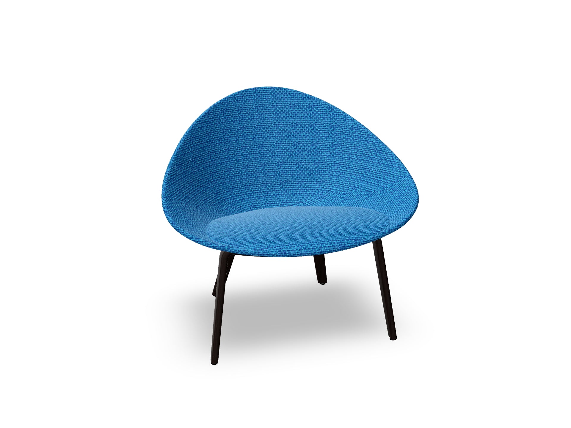 Adell 4 Leg Wood Lounge Chair With Fully Upholstered