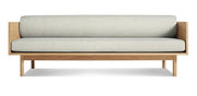 Souvenir Sofa Sofa BluDot IRVING GREY BLUE STRIPE / WHITE OAK 
