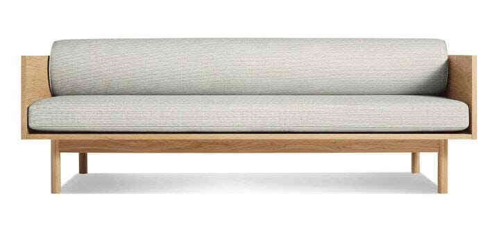 Souvenir Sofa Sofa BluDot IRVING GREY BLUE STRIPE / WHITE OAK 