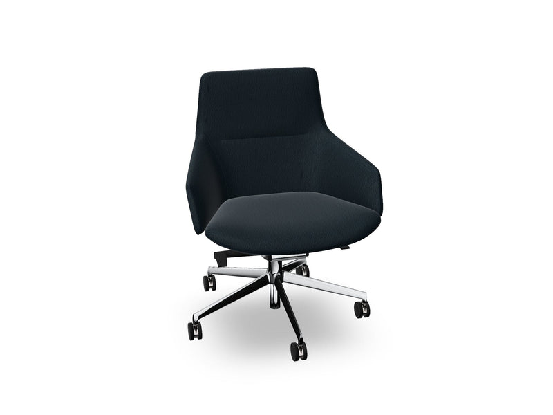 Aston Conference Syncro Five Way Star Base Armchair task chair Arper 