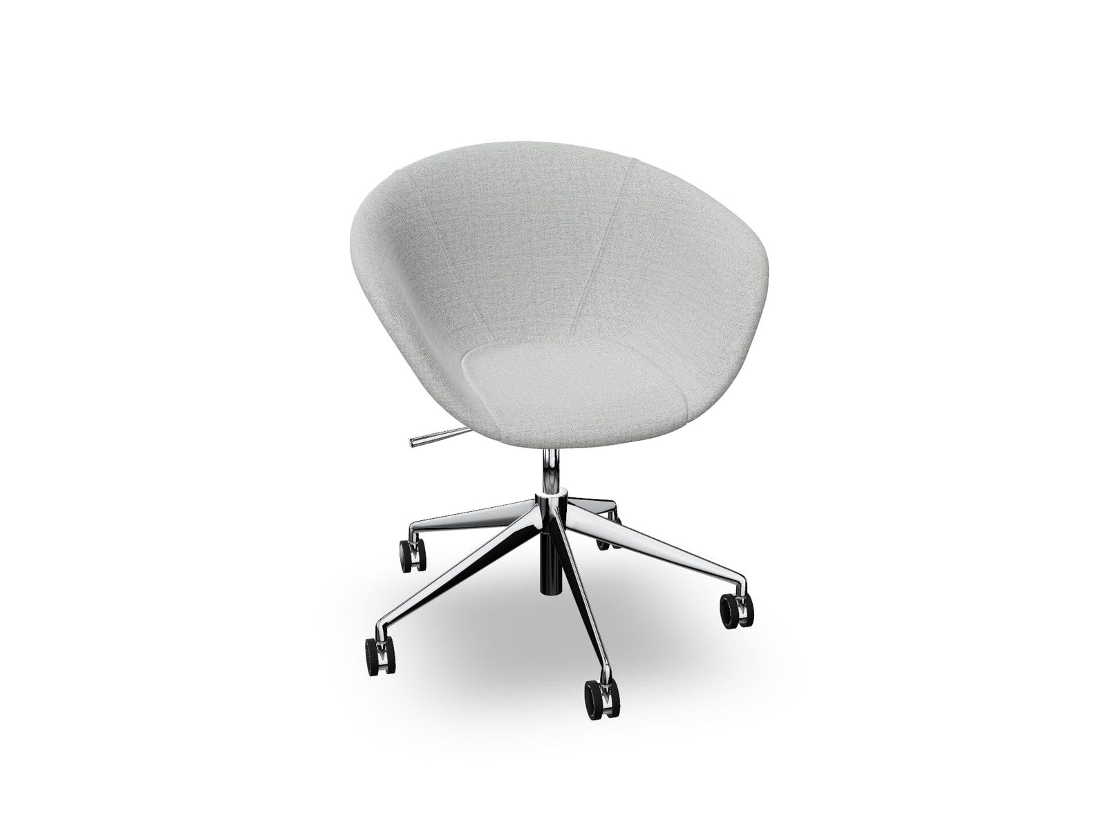 Duna 02 Five Star Base Chair With Front Upholstery Chairs Arper 