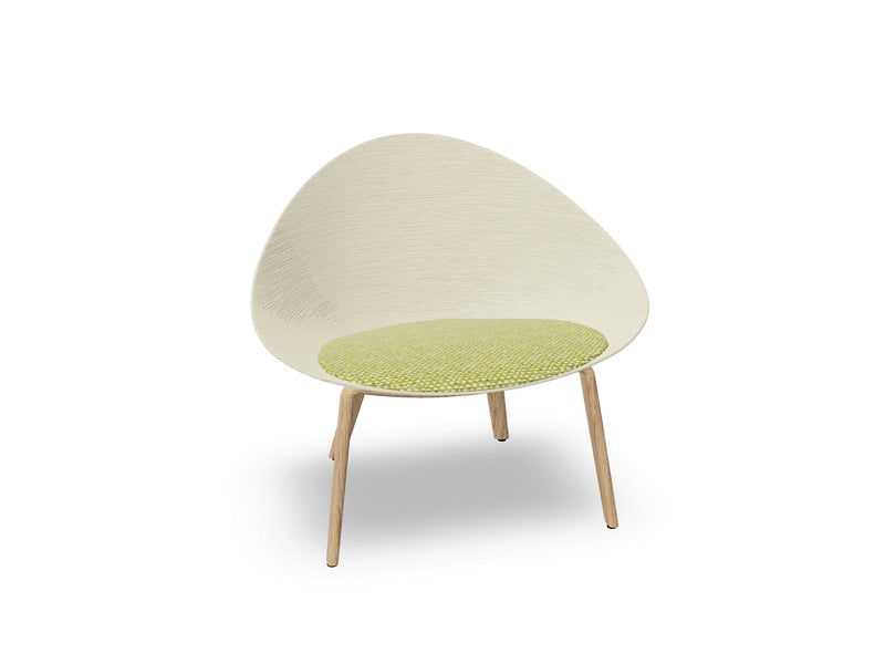Adell 4 Leg Wood Lounge Chair lounge chair Arper 
