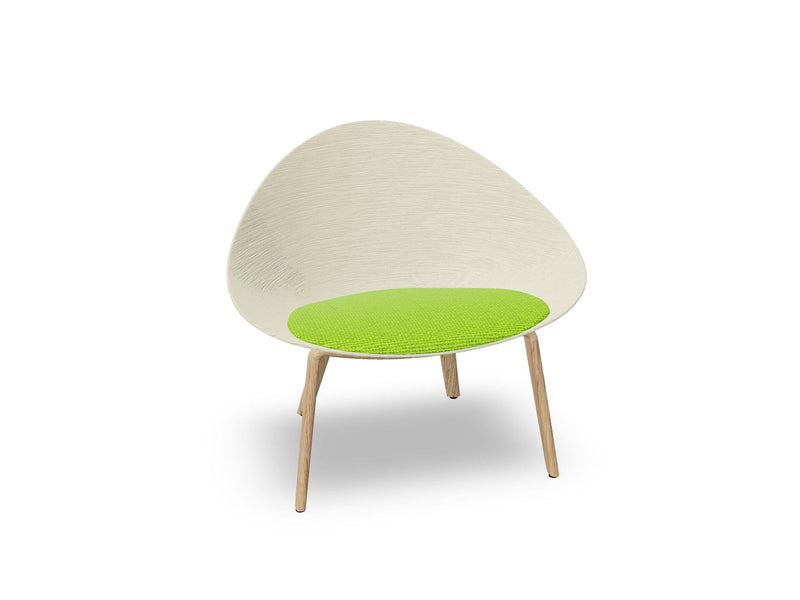 Adell 4 Leg Wood Lounge Chair lounge chair Arper 