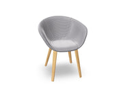 Duna 02 Wood Leg Chair With Full Upholstery Chairs Arper 