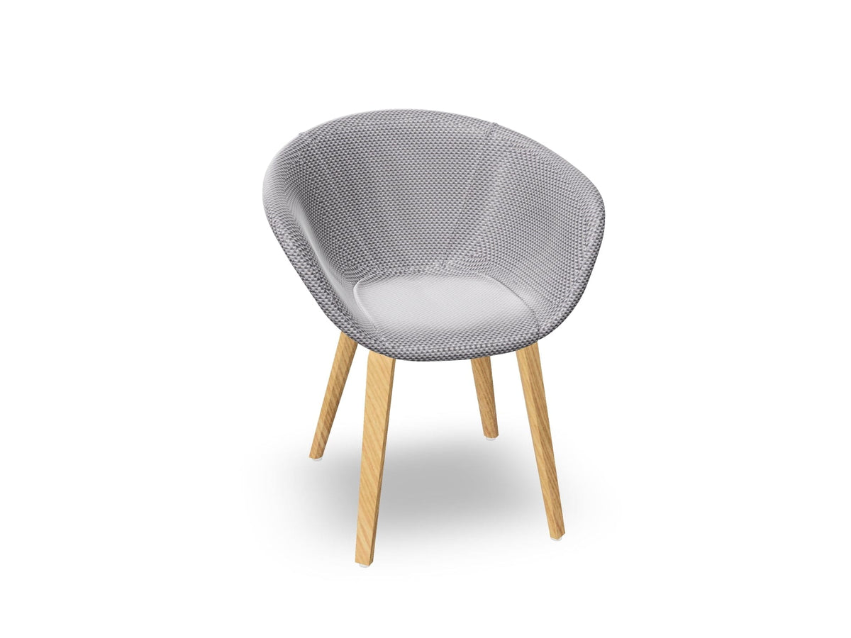 Duna 02 Wood Leg Chair With Full Upholstery Chairs Arper 