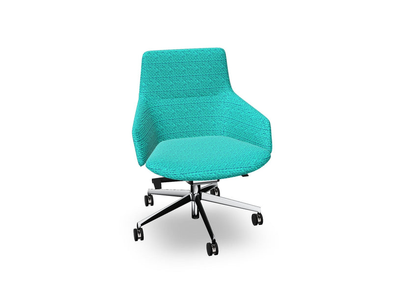 Aston Conference Syncro Five Way Star Base Armchair task chair Arper 