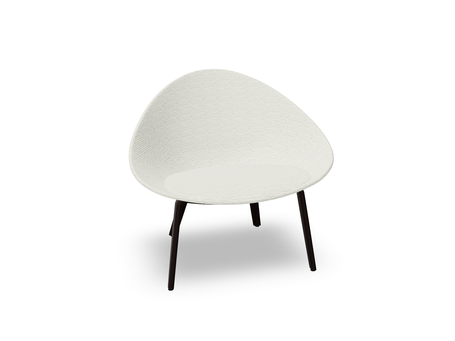 Adell 4 Leg Wood Lounge Chair With Fully Upholstered