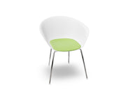 Duna 02 Four Leg Chair With Seat Cushion Chairs Arper 