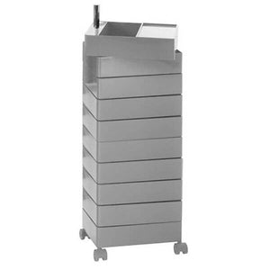 360º Container storage Magis 10-Drawer Unit Glossy Light Grey 