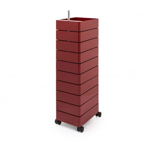 360º Container storage Magis 10-Drawer Unit Glossy Bordeaux 