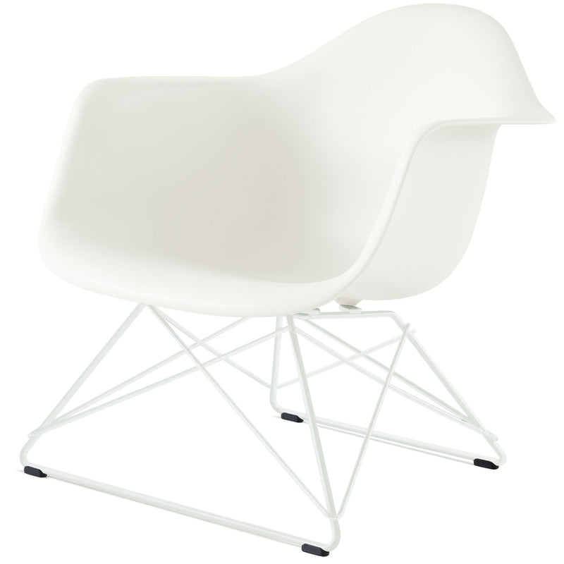 Eames Molded Plastic Armchair with Low Wire Base