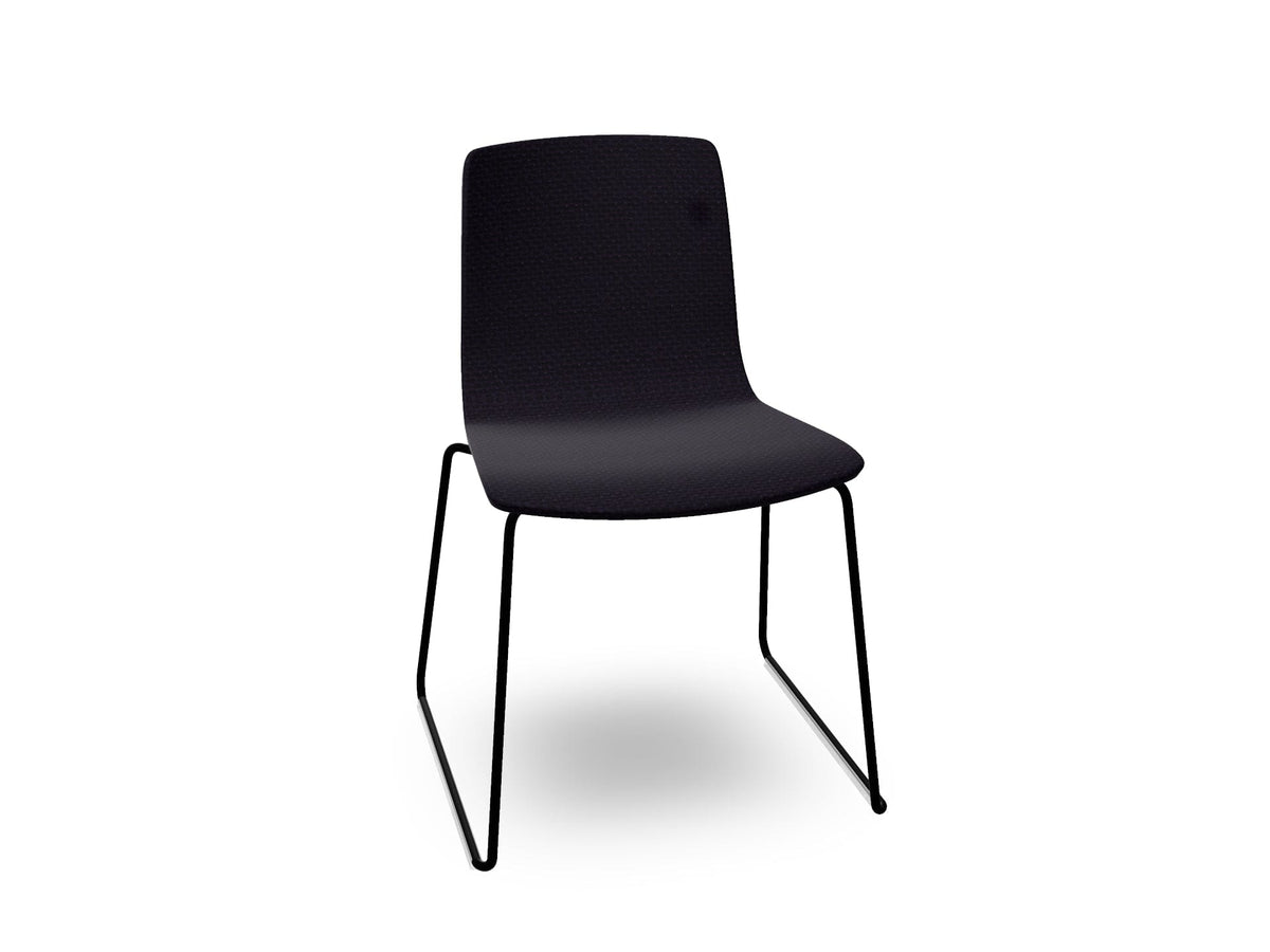Aava 02 Sled Base Chair With Fully Upholstered Chairs Arper 