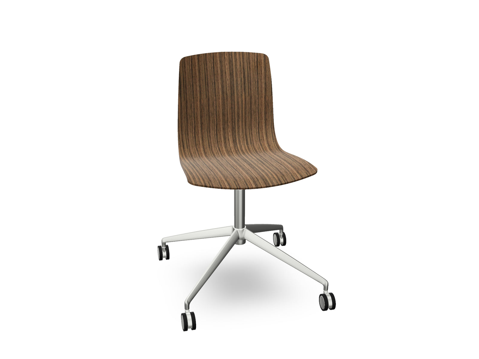 Aava 02 Fixed Trestle Base Wood Chair