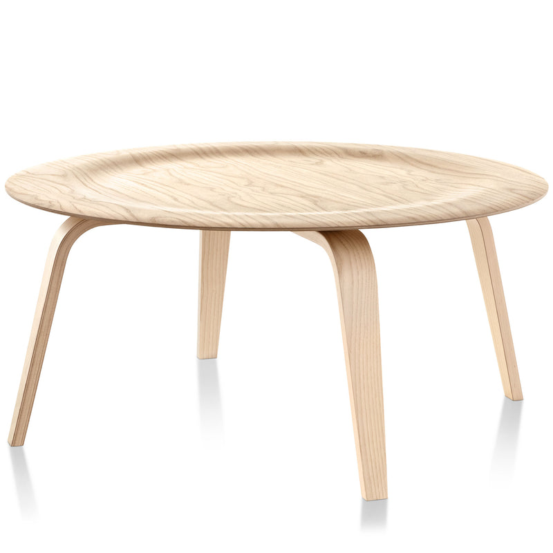 Eames Molded Plywood Coffee Table with Wood Base