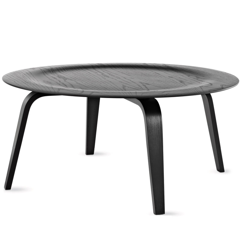 Eames Molded Plywood Coffee Table with Wood Base