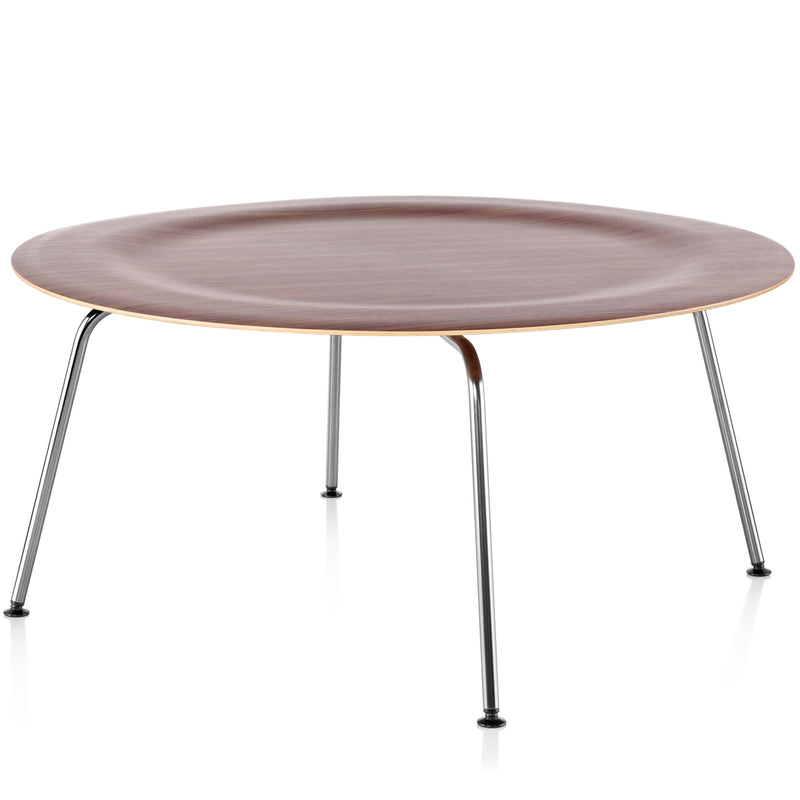 Eames Molded Plywood Coffee Table with Metal Base