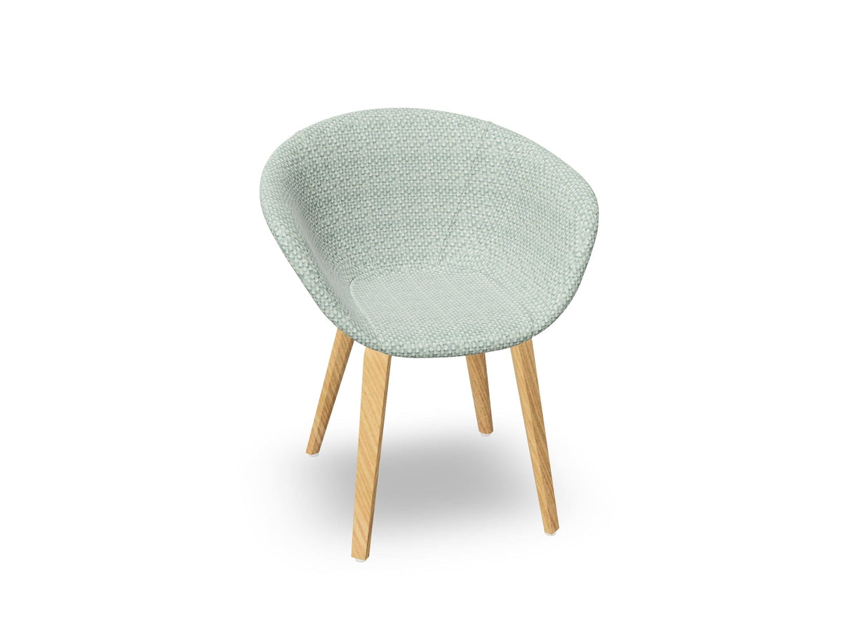 Duna 02 Wood Leg Chair With Full Upholstery Chairs Arper 