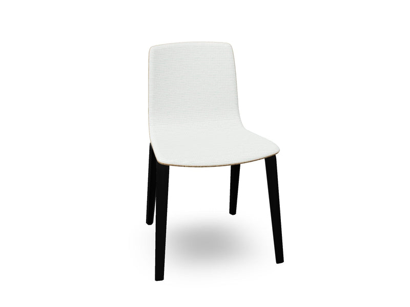 Aava 02 Wooden Chair with Front Upholstery Chairs Arper 