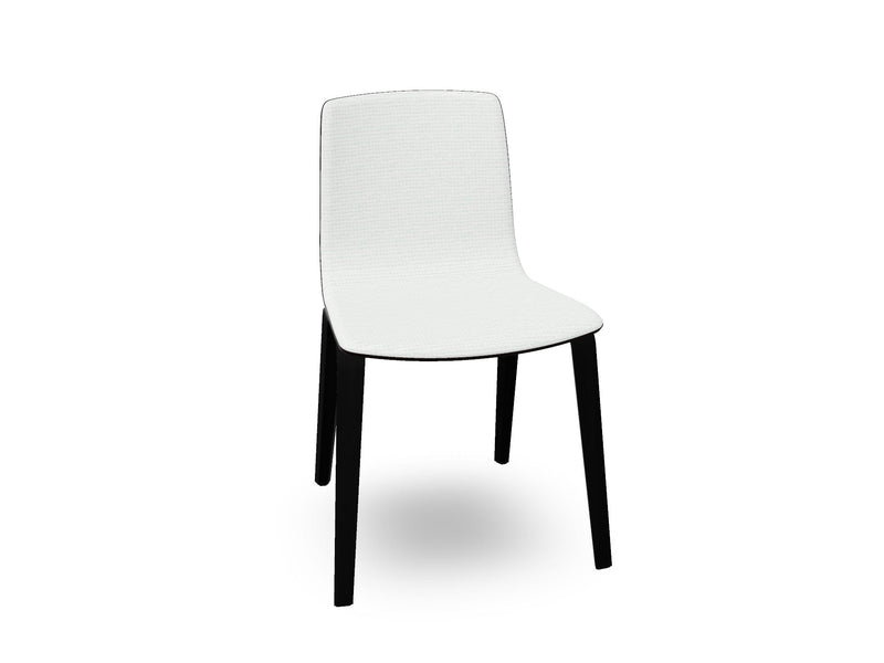 Aava 02 Wooden Chair with Front Upholstery Chairs Arper 