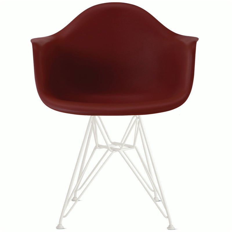 Eames Molded Plastic Armchair with Wire Base