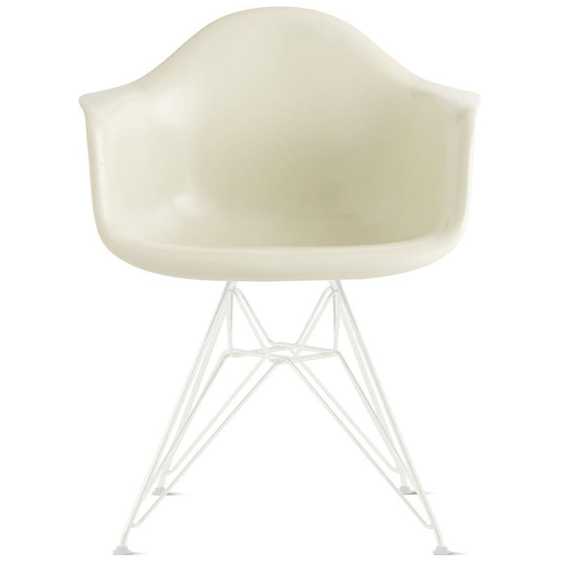 Eames Molded Plastic Armchair with Wire Base